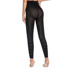 Load image into Gallery viewer, High Waist Leggings Women Sculpting Firm Control Leg Tummy Flat Skinny Slimming Tights Thigh Slimmer Footless Pants Stretchy
