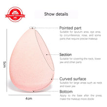Load image into Gallery viewer, 20/5/1pcs Makeup Sponge Concealer Smooth Cosmetic Powder Puff Cut Shape Foundation Water Drop Bevel Make Up Blender Tools
