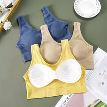 Load image into Gallery viewer, Sport Bra Breathable Inner and Outer Wear Vest Women Athletic Undergarment Gather Sports Underwear Quick Dry Workout Top
