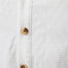 Load image into Gallery viewer, Solid Cotton Half Button Shirt
