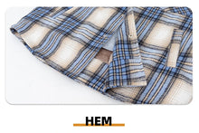 Load image into Gallery viewer, Fleece Lined Plaid Hooded Jacket
