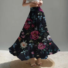 Load image into Gallery viewer, Women's Skirts Niche Specialty Fancy Skirts Versatile Bot Large Swings Fashionable Floral Skirts
