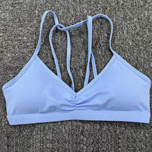 Load image into Gallery viewer, New Sports Bra Women Gym Yoga Sport Bra Bralette Mujer Brassiere Sport FemWhite Blue Navy Workout Top Red Pink
