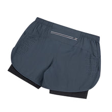 Load image into Gallery viewer, Summer Men's Reflective Running Shorts Fitness Quick Drying Double-Layer Shorts Men's Exercise Training Bodybuilding Shorts
