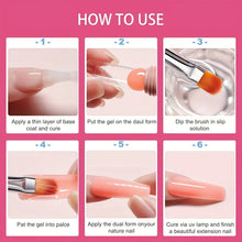 Load image into Gallery viewer, 2in 1 Gel Cleanser for Nails &amp; Polish Remover, Professional Slip Solution for Poly Gel Nails for &amp; LED Gel, Anti-Stick Formula,
