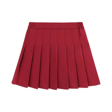 Load image into Gallery viewer, Girls Summer Skirts Kids Fashion Solid Color Pleated High Waist A-Line Skirts Daily Casual Elastic Waist Mini Skirt Bottoms
