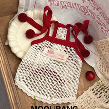Load image into Gallery viewer, Pet Mesh Vest with Sleeveless Suspender Cat Pet Clothing Summer Teddy Bear Summer Clothing Puppy Designer Dog Clothes
