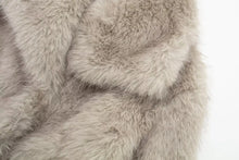 Load image into Gallery viewer, HH 2024 Women 's Vintage Soild Faux Fur Coat Turn-down Collar Long Sleeve Warm Plush Wool Coats Lady Winter Autumn Outwear
