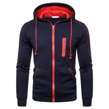 Load image into Gallery viewer, Men's Hoodie Black White Army Green Red Hooded Color Block Fleece Cool Casual Winter Clothing Apparel Hoodies Sweatshirts
