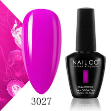 Load image into Gallery viewer, NAILCO 15ml Nail Gel Polish Semi Permanent UV Varnish Nails Art Gel Vernis Manicure TOP BASE Nails Products Supplies Equipment
