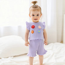 Load image into Gallery viewer, Toddler Girls Tank Top and Shorts Set
