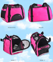 Load image into Gallery viewer, Portable Dog Cat Carrier Bag Pet Puppy Travel Bags Breathable Mesh Small Dog Cat Dogs Outdoor Tent Carrier Outgoing Pets Handbag
