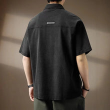 Load image into Gallery viewer, American Style Denim Summer Polo

