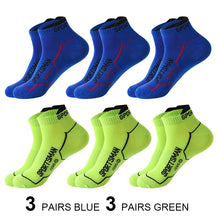 Load image into Gallery viewer, Men’s Cotton Mesh Ankle Sports Socks – 6 Pairs

