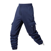 Load image into Gallery viewer, Men's Joggers Pants Loose Drawstring Long Pants Men Multi-pocket Sweatpants Casual Cargo Trousers For Men Fitness
