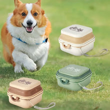 Load image into Gallery viewer, 2-in-1 Portable Dog Bowls Pet Dancer Dog Bowl Durable PP Material Leak-Proof Lid Food Water Feeder for Dogs Pet Bowl 400ml
