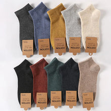 Load image into Gallery viewer, Men’s Cotton Ankle Socks 5-Pair Pack

