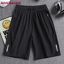 Load image into Gallery viewer, Summer New Joggers Men Shorts Quick Dry Sports Running Shorts Men Fashion Breathable Elastic Waist Board Short Pants Male Bottom
