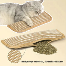 Load image into Gallery viewer, Durable Cat Toy Pillow and Scratching Pad - Chew-Resistant, Teething Bed Cover Style Cat Bed, Soft and Mosquito-Repelling
