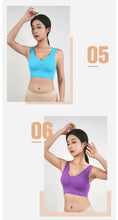 Load image into Gallery viewer, Women Breathable Sports Bra Absorb Sweat Shockproof Padded Gym Running Fitness Double Layer Seamless Yoga Sports Bras Underwear
