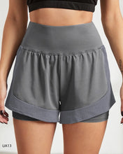 Load image into Gallery viewer, Women's sports shorts, sportswear, double-layer running shorts, 2-in-1 beach shorts, summer gym fitness training, jogging shorts
