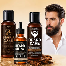 Load image into Gallery viewer, Men's Beard Oil Set, Moisturizing Beard Care Serum for Softening Dry Rough Hair, Enhancing Shine and Smooth Groomed Look
