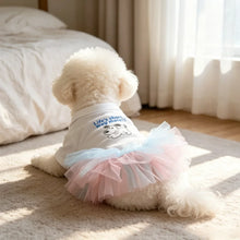 Load image into Gallery viewer, 1pc  Pet Dress Adorable Printed Design Pet Apparel Dog Cat Dress Fit for  Bichon Teddy Puppy Kitten Daily Outing Dress
