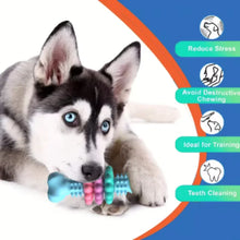 Load image into Gallery viewer, Dog Teething Toy Chew Stick Bite Resistant Fun Leak Proof Food Toy Pet Teether Cleaner Stick
