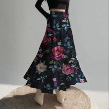 Load image into Gallery viewer, Women's Skirts Niche Specialty Fancy Skirts Versatile Bot Large Swings Fashionable Floral Skirts
