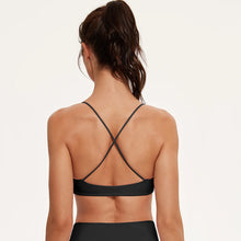 Load image into Gallery viewer, Sports Bras for Women Strappy Bras Open Back Shockproof Quick-Drying Yoga Bra Padded Gym Crop Tops Workout Fitness Bra Women
