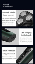 Load image into Gallery viewer, Electric Shavers for Men Waterproof Electric Trimmer Razor Wet &amp;amp Dry Use Rechargeable Battery Rotary Shavers Machine Shaving
