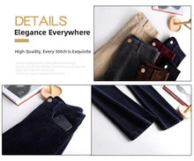 Load image into Gallery viewer, High Waist Corduroy Women's Pants Spring Autumn Winter Fashion Micro Flared Casual Trousers Slimming Warm Long Pants
