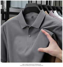 Load image into Gallery viewer, Men's 100% Cotton Polo Shirt - Summer Casual Breathable Tee,19 Colors,Ideal for Golf and Sports,Business Casual,Silk-Like Finish
