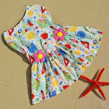 Load image into Gallery viewer, Adorable Printed Puppy Summer Dress
