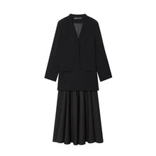 Load image into Gallery viewer, Chic Blazer Style Midi Dress
