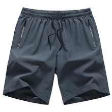 Load image into Gallery viewer, Newest Summer Shorts Men Gym Sport Running Fitness Workout Man Short Pants Breathable Quick-drying Drawstring Men's Shorts Black
