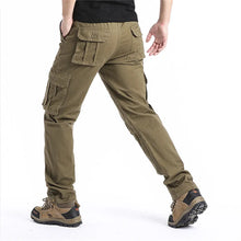 Load image into Gallery viewer, Loose Cotton Tactical Cargo Pants

