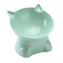 Load image into Gallery viewer, Pet Bowl Large Capacity Cats Bowls Oblique Mouth Cute Cartoon Cat Shape Cat Dog Food Dispenser Pet Feeder Pets Supplies

