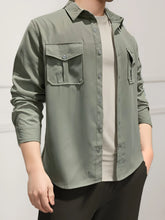 Load image into Gallery viewer, Multi Pocket Workwear Shirt Men
