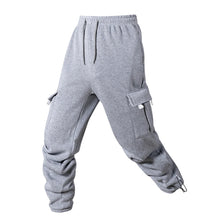 Load image into Gallery viewer, Men's Joggers Pants Loose Drawstring Long Pants Men Multi-pocket Sweatpants Casual Cargo Trousers For Men Fitness
