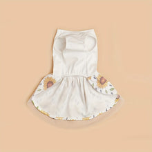 Load image into Gallery viewer, Sunflower Print Puppy Girl Dress
