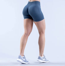 Load image into Gallery viewer, LOGO  Sporty Yoga Denim-Style Five-Pocket Pants with Elasticity and Slimming Effect – Perfect for Sporty Yoga, Pilates
