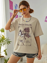 Load image into Gallery viewer, Follow Me Graphic Summer Tee
