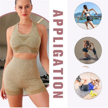 Load image into Gallery viewer, Yoga Set Gym Shorts Women Sport Bras Brassiere Workout Tops for Women Yoga Clothes Fitness Leggings Gym Set Seamless Yoga Sets
