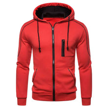 Load image into Gallery viewer, Men's Hoodie Black White Army Green Red Hooded Color Block Fleece Cool Casual Winter Clothing Apparel Hoodies Sweatshirts
