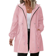 Load image into Gallery viewer, Women Trench Coat New Spring Autumn Jacket Casual Long Sleeve Hooded Mid Long Windbreaker Female Overcoat High-Quality Coats
