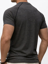 Load image into Gallery viewer, Men's fitness sports T-shirt for training, showing muscles, loose fit, suitable for summer fashion and casual running.
