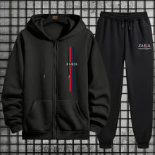 Load image into Gallery viewer, Womens Tracksuit Set 2026 Streetwear Paris Fashion 2 Pieces Outfit Zipper Hoodie and Joggers Autumn Winter Casual Sportswear
