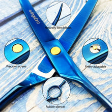 Load image into Gallery viewer, Pet Grooming Scissors   7inch Right and Left Hand Curved Scissors For Dog Grooming
