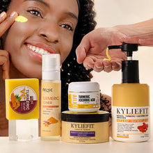 Load image into Gallery viewer, Organic Turmeric Brightening Skincare Kit
